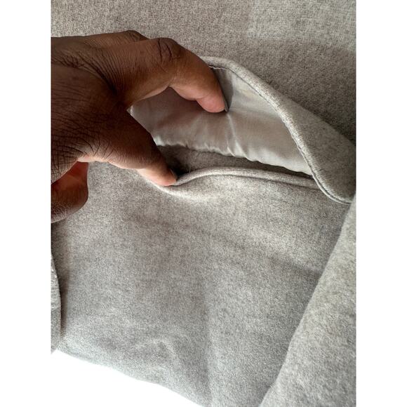 & Other Stories Beige Neutral Basic Dressy Oversized Wool Blend Blazer Size 2 - Picture 10 of 14